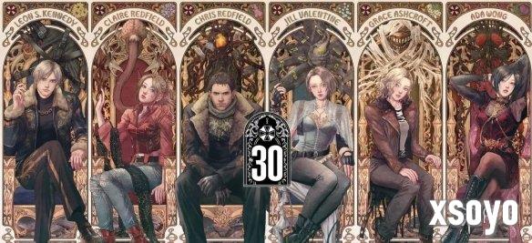 《生化危机》系列30周年纪念插画公布：新角色登场！