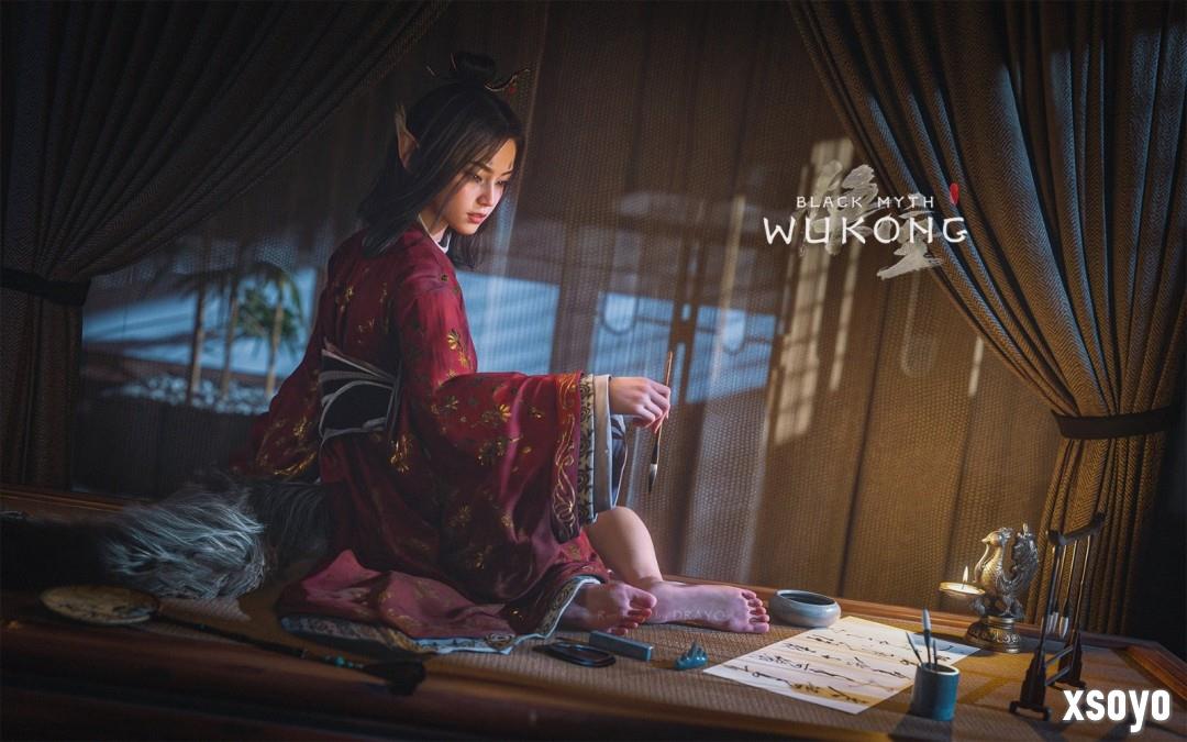 《黑神话：悟空》萍萍3D模型新图 还是那么美丽！