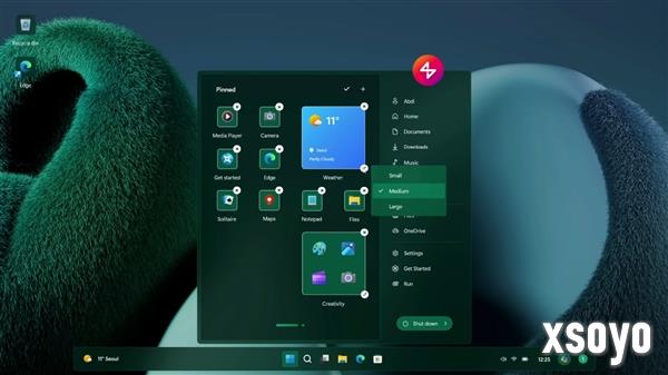 Windows12.2概念设计曝光：全新开始菜单 支持Windows7主题