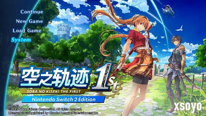 《空之轨迹 the 1st》简体中文版确定支持Switch 2！“体验版”亦从今日开放下载！