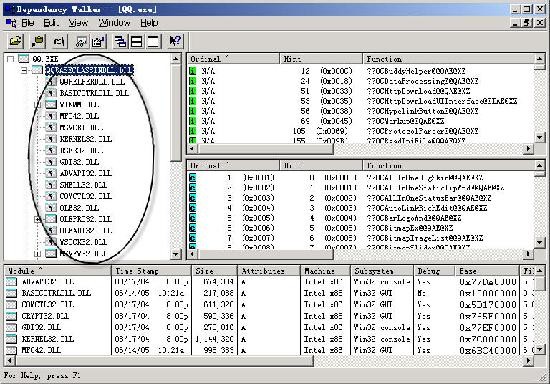 Dependency Walker(depends)v2.2.600