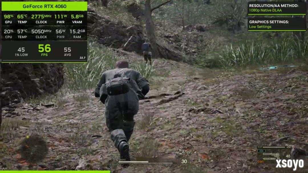 《合金装备3：重制版》RTX 4060测试 带不动1080P最高画质