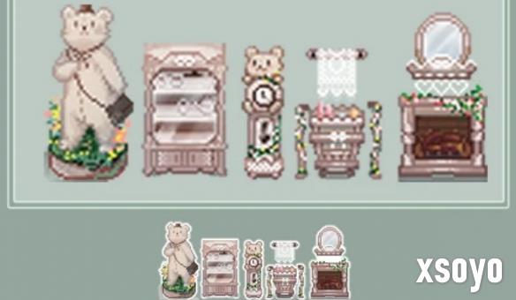 《星露谷物语》熊家具MOD发布!全屋毛绒化改造+交互彩蛋