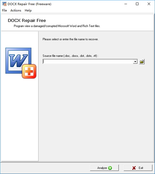 DOCX Repair Freev1.0