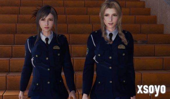 《FF7重生》警察制服MOD：4种配色+战术装备自定义