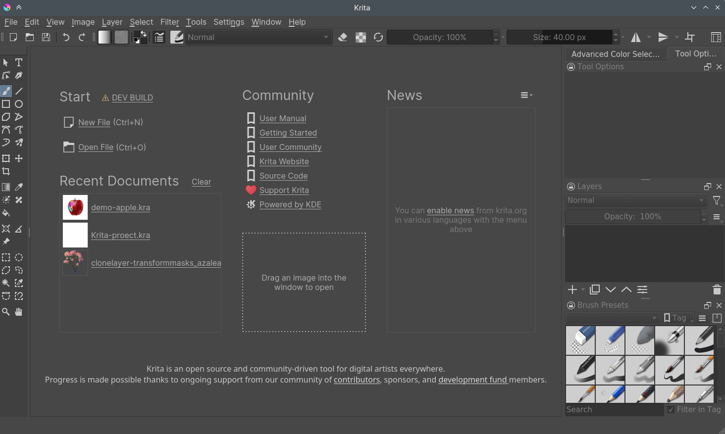 Krita画图32位5.2.0