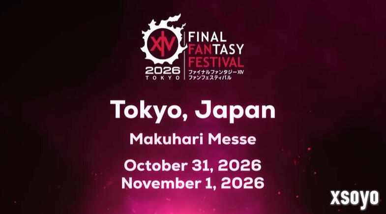 《最终幻想14》日本粉丝庆典将于2026年10月举行 