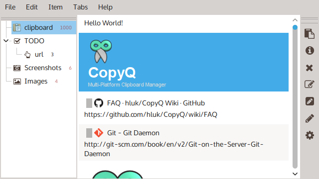 CopyQ 7.1.0
