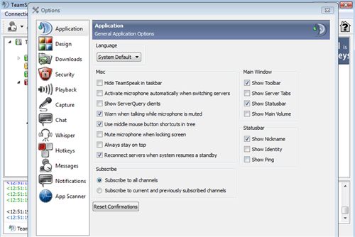 TeamSpeak Clientv3.1.9