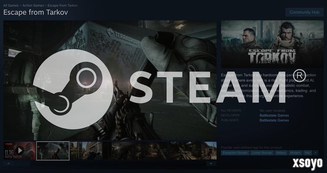《逃离塔科夫》确认将登陆Steam 页面即将上线
