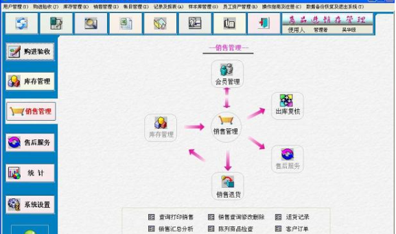 德易力明化妆品销售管理系统8.19