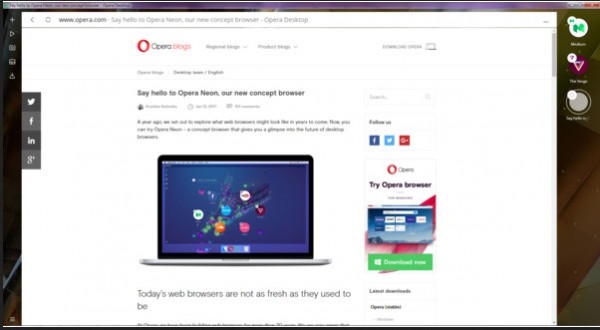 Opera NeonV1.0.2531.0