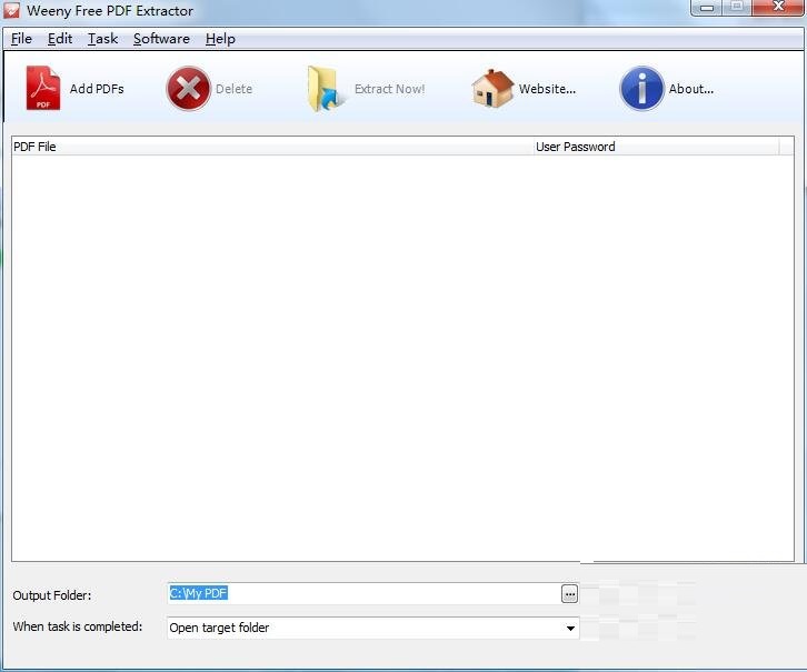 Weeny Free PDF Extractor v1.0