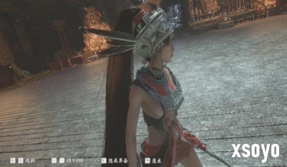 《明末》红衣少女MOD：动态刺绣流光+雨天避水特效