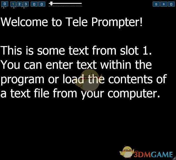 Tele prompter(演示桌面滚动条软件)v1.4