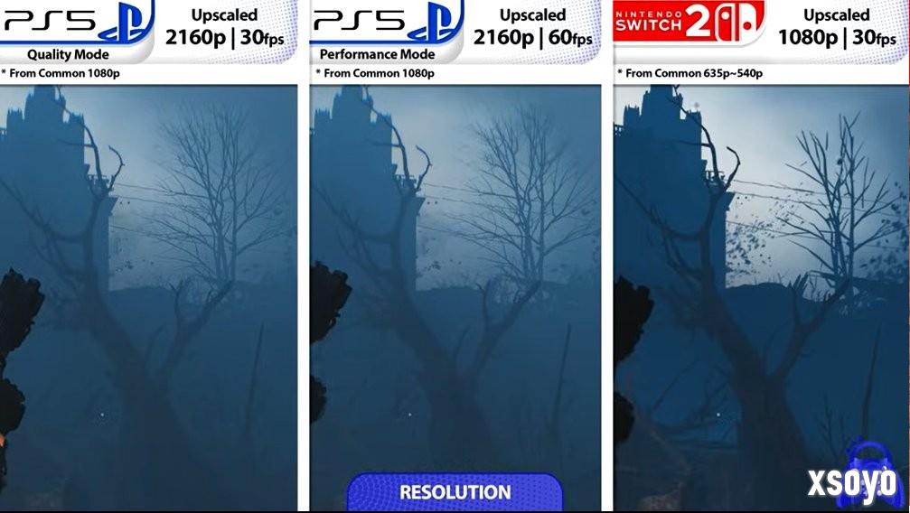 光照与细节阉割严重！ 《时间旅者：重生曙光》PS5与Switch2表现对比