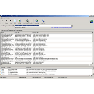 1st Directory Email SpiderV7.79