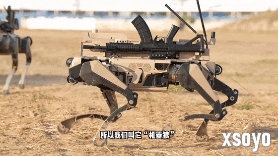 科幻！阅兵的“机器狼”与机器狗有啥区别：官方给出答案 动态战斗效果展示
