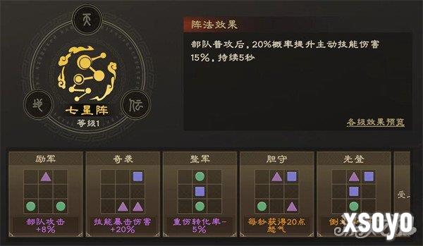 偃武七星阵怎么玩 七星阵玩法攻略