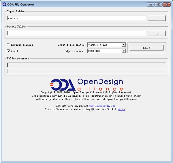 ODA File ConverterV21.5.0