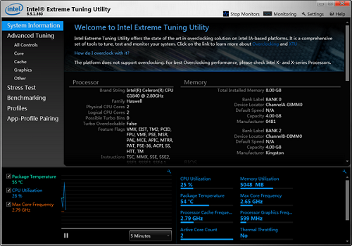 英特尔XTU超频工具v6.5.1.360