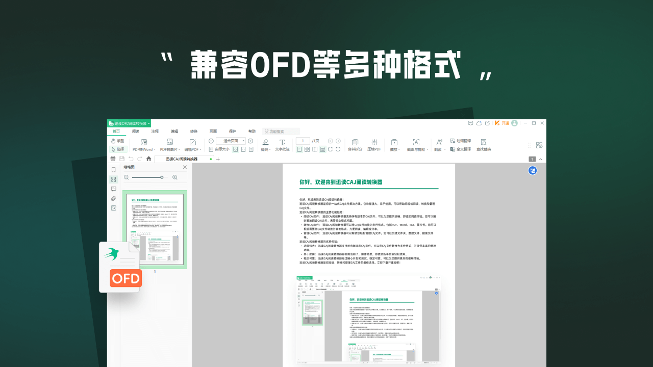 迅读OFD阅读转换器3.3