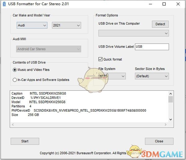 车载usb格式化工具v2.01