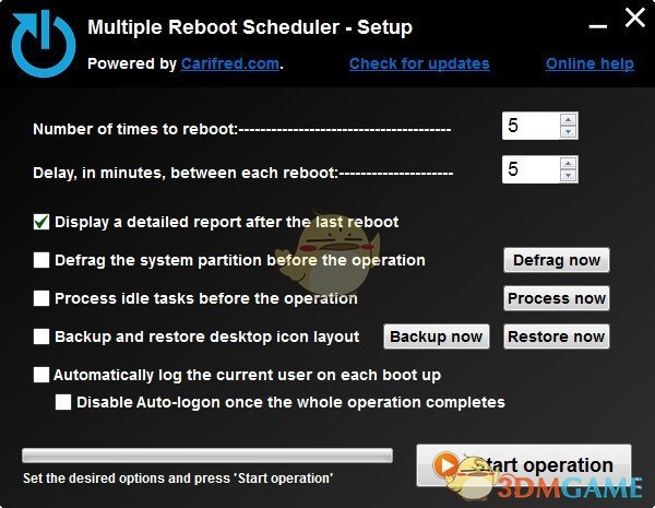 Multiple Reboot Scheduler(系统优化工具)V2.5.1.0