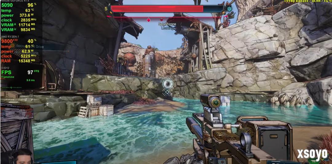 《无主之地4》RTX 5090测试 4K最高画质不到50帧