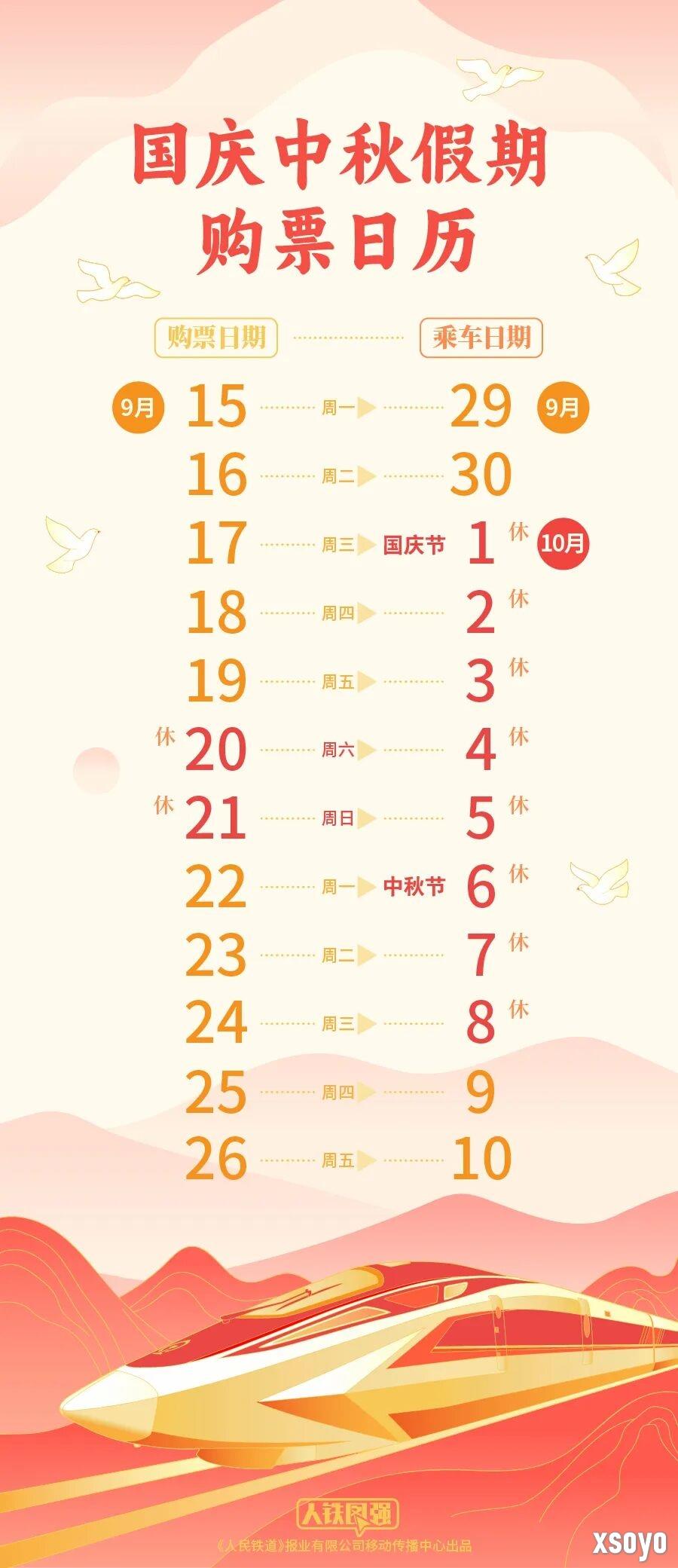 2025年最后一个长假来了！国庆中秋合并连休8天