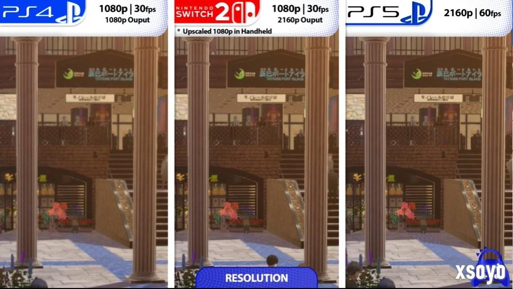 与PS4版表现相同！ 《P3R》switch2版与PS版对比