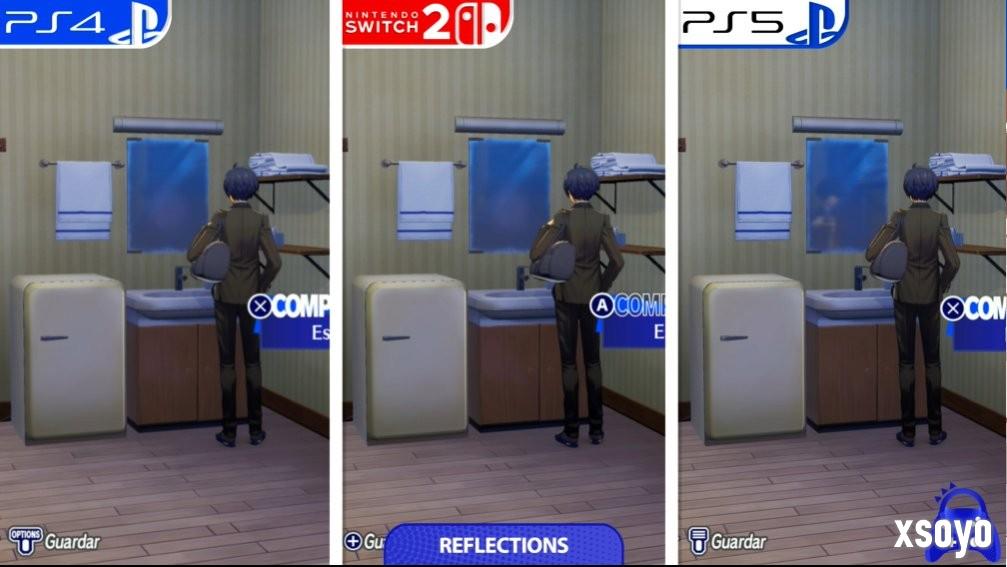 与PS4版表现相同！ 《P3R》switch2版与PS版对比