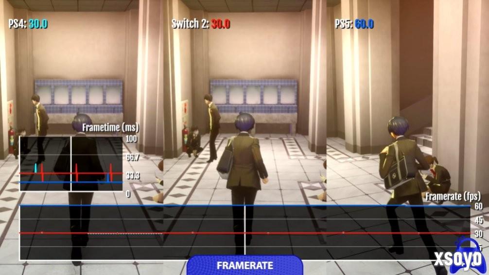 与PS4版表现相同！ 《P3R》switch2版与PS版对比