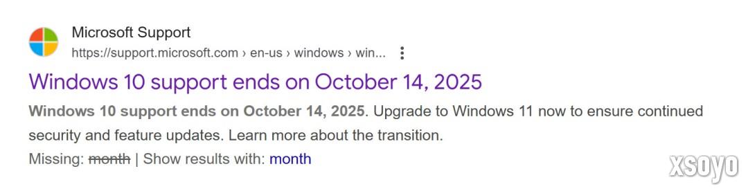 Windows 10将于下个月停止支持 但用户可以花钱更新