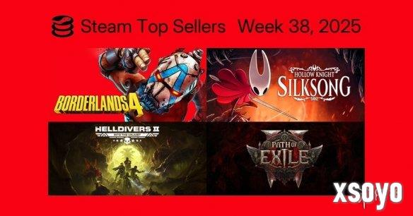 Steam一周销量榜：《无主之地4》力压《丝之歌》登顶