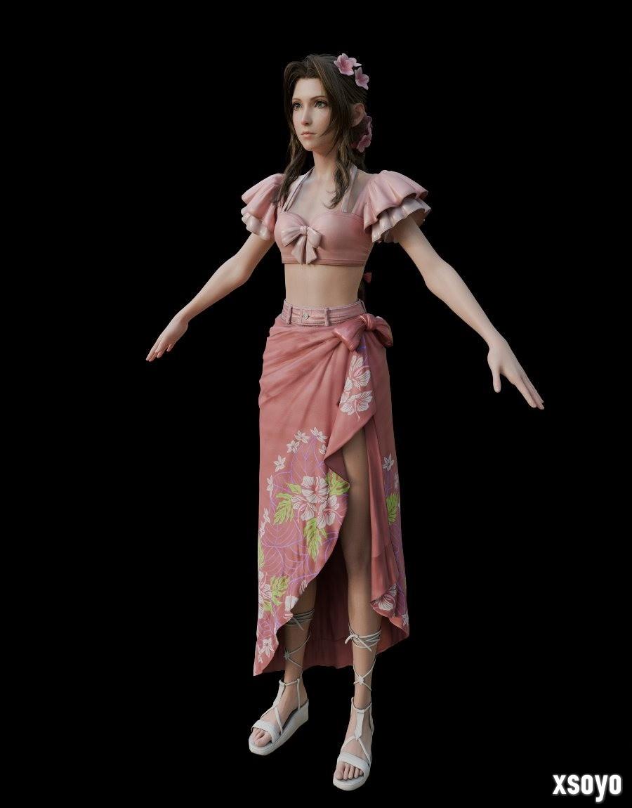 《最终幻想7：重生》爱丽丝新3D美图 非常吸睛