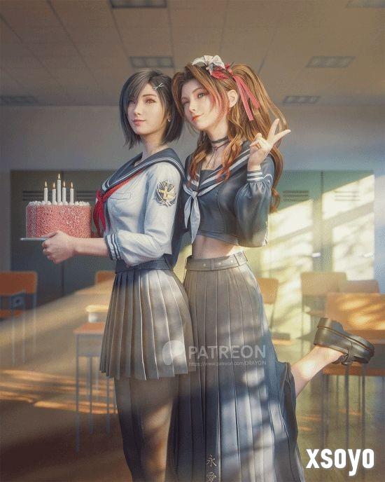 《最终幻想7：重生》爱丽丝新3D美图 非常吸睛