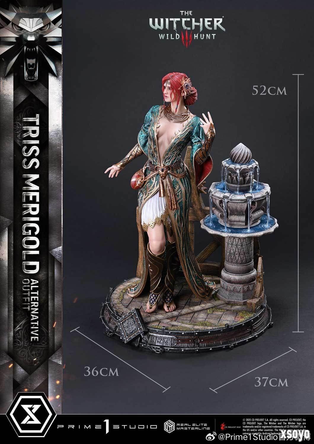 《巫师3》特莉丝雕像开启预约：肌肤细腻 柔美逼真