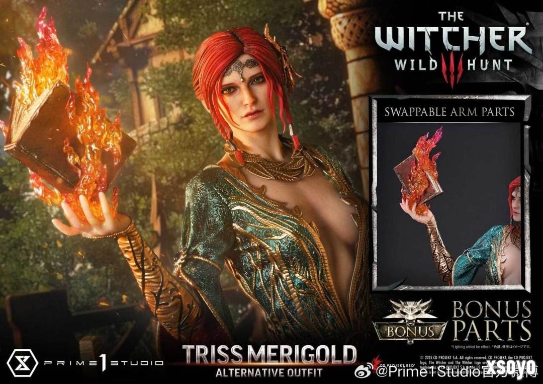 《巫师3》特莉丝雕像开启预约：肌肤细腻 柔美逼真