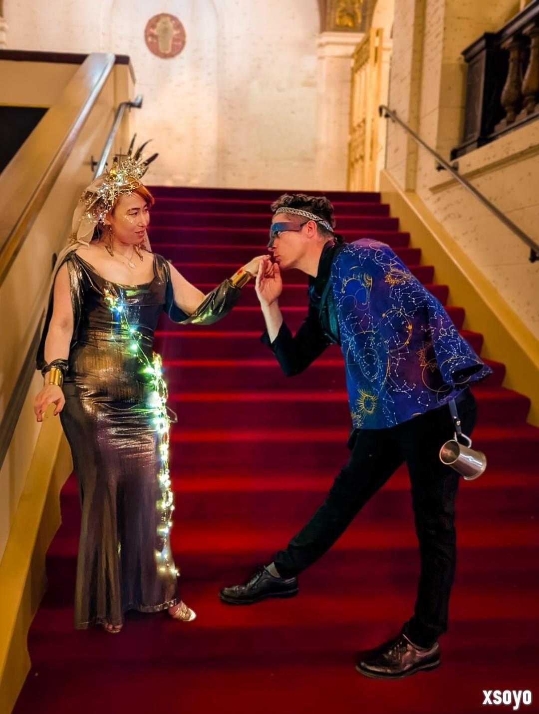 太带派了！《羊蹄山之魂》女主演员分享化装舞会美照