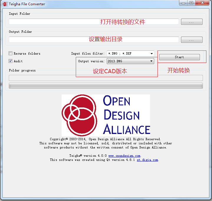 Teigha File ConverterV4.0.0
