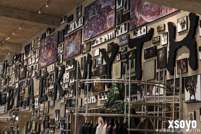 《黑神话》首家线下店实拍图公布：钟馗骑虎超霸气
