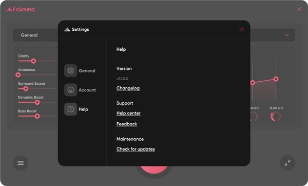 FxSound电脑版1.1.19