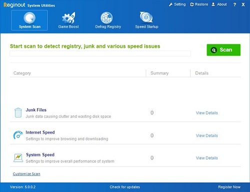 RegInOut System Utilities
