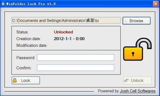 WinFolder Lock Pro1.0