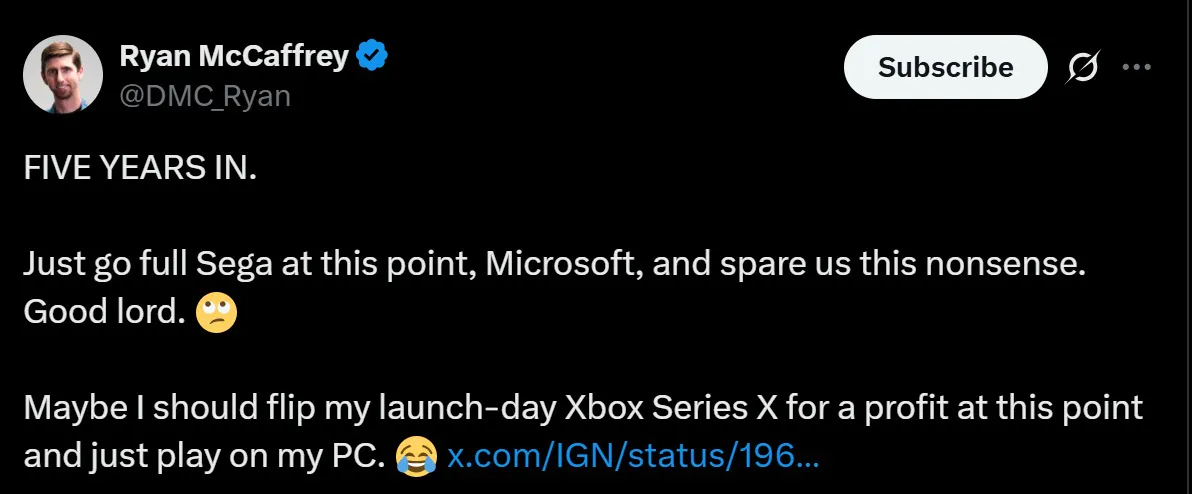 不如学世嘉！微软Xbox涨价被玩家质疑“捞一笔就跑”