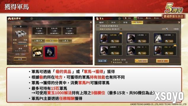 『三国志 霸道』新赛季「烽火连天」开幕！新功能「军马」登场