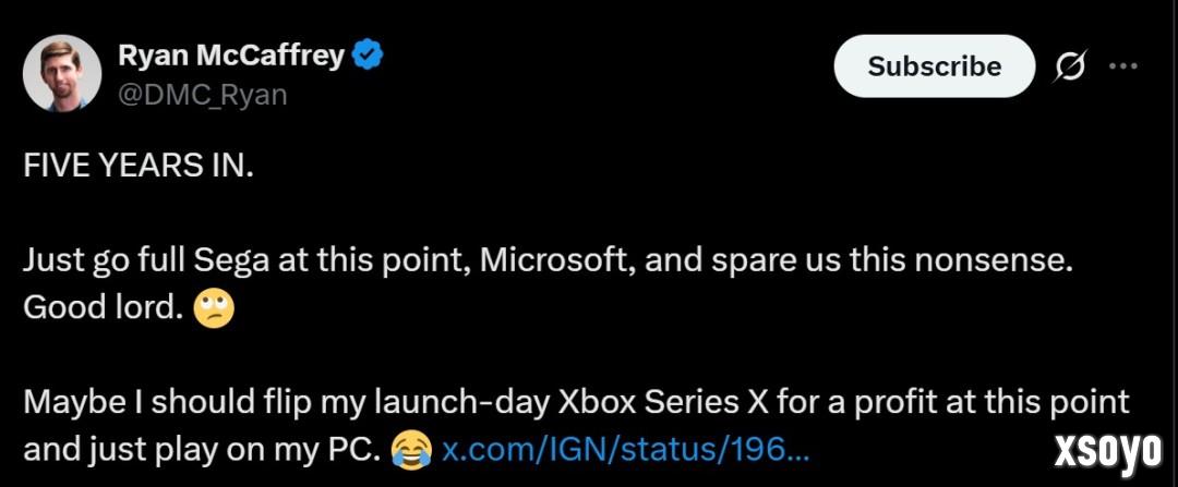 Xbox前高管批评一年内涨价两次 纯粹是为了利润、和关税无关