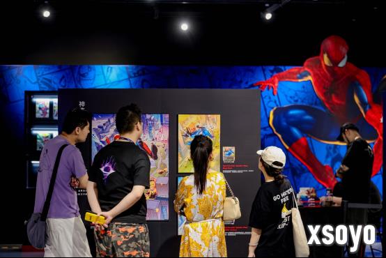 万智牌与蜘蛛侠的联动卡画展现已在上海开幕