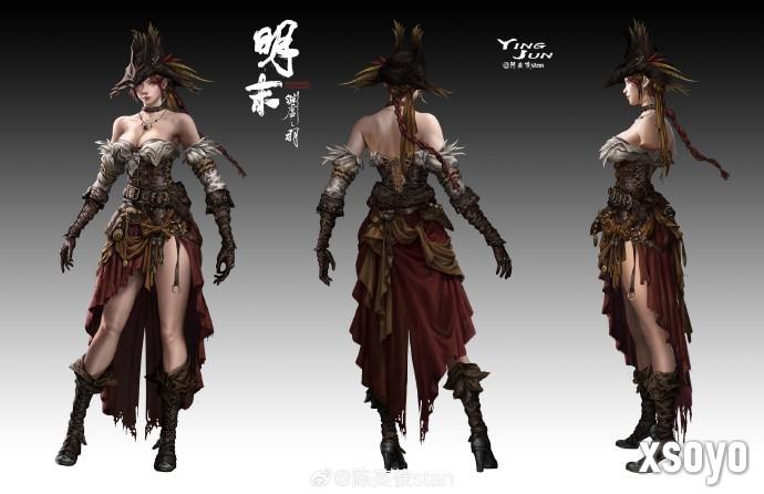 《明末：渊虚之羽》概念原画图公布！包含未登场角色